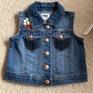 NWT Girls 2T Denim Vest Old Navy 🤩